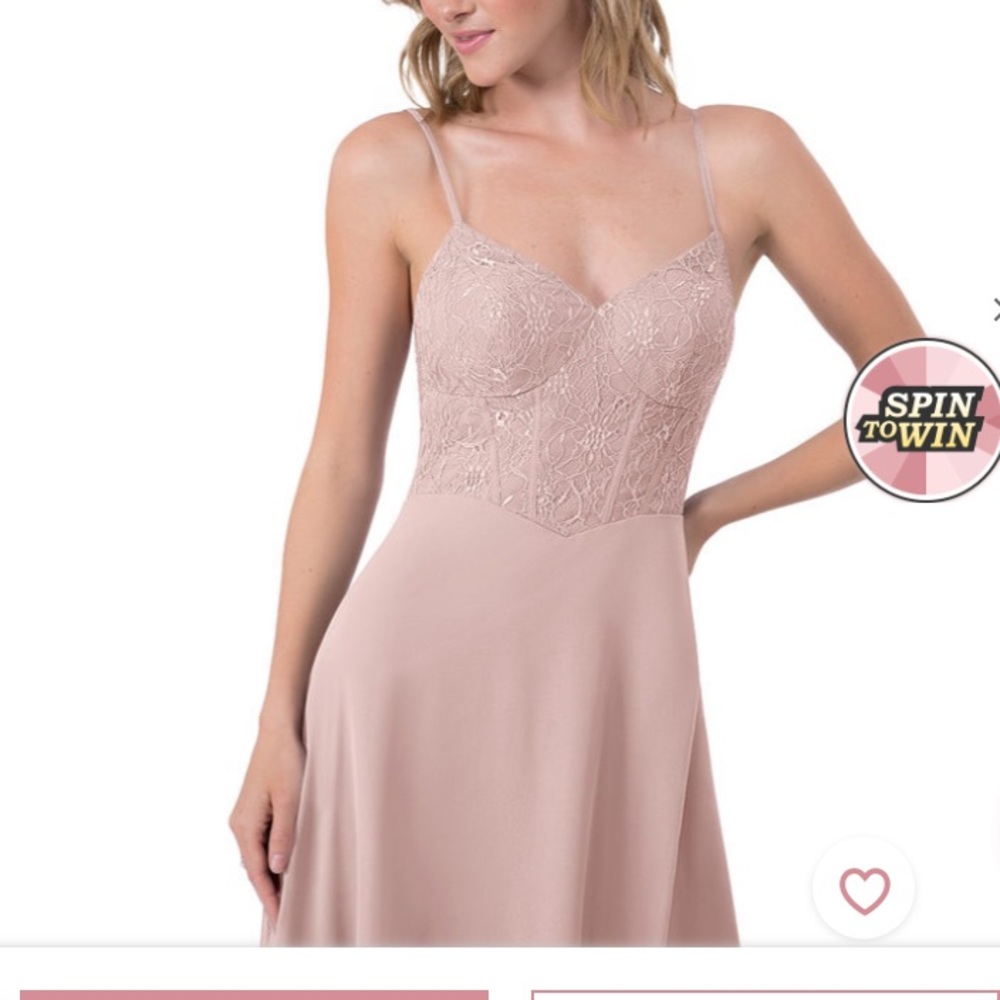 Dusty rose colored size 0 dress